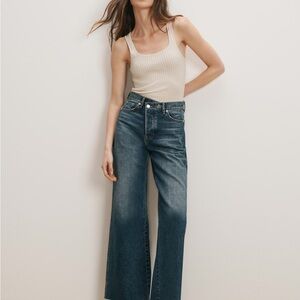 Veronica Beard Dark Blue Flare Jeans
